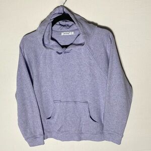 Ricki’s Light Purple Waffle Style Knit Hoodie L